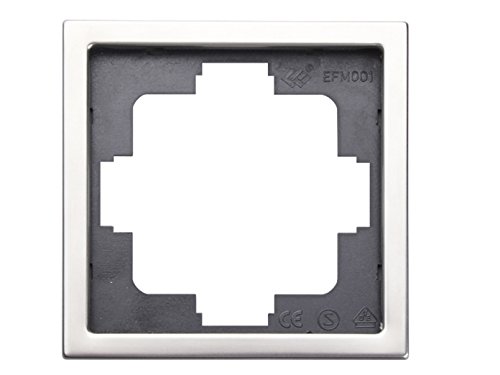 Preisvergleich Produktbild 1-FACH RAHMEN INOX