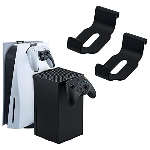 Mcbazel Controller kopfhörer Halterung Clip für Xbox Series X/S & PS5 kopfhörerhalter 2 Stück - Zubehör für Gamepad und Kopfhörer Cover