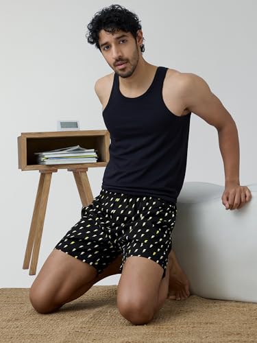 Image of XYXX Men's Remix Regular Fit Cotton Printed Boxer with Dual Pocket & No Marks Waistband (Pack of 2)