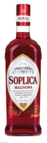 1 Flasche Soplica Malinowa Himbeerlikör aus Polen a 0,5L Likör Himbeer Cover