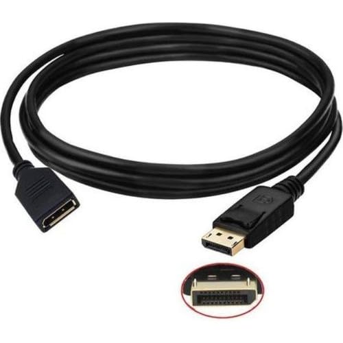 2 metre displayport uzatma kablosu 2 metre dişi erkek displayport uzatma kablosu