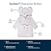 Gerber Baby Hooded Animal Character Bathrobe, Grey Elephant, 0-9 Months