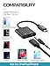 Linklike USB C to 3.5mm Audio Adapter and Charger, 60W Fast Charging, Realtek DAC, Compatible with Samsung, Google Pixel, iPad Pro