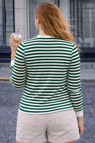 Image of VIMAL JONNEY Women Striped T-Shirt || T-Shirt for Women || Full Sleeve T Shirt || T-Shirt-VIMAL640620