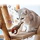HuaMuDM Katzenspielzeug Vogel Fliegt Elektrisch, Interaktives Katzenspielzeug Vogel mit Katzenminze, Fliegender Vogel Spielzeug für Katzen, Elektrisches Vogelspielzeug für Katzen, Flying Bird Cat Toy