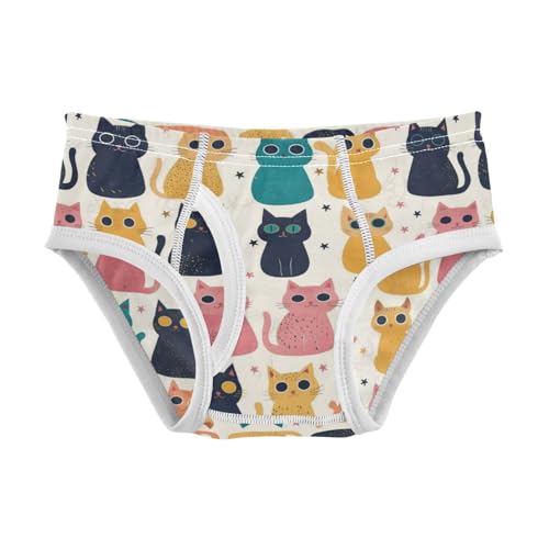 Wusikd Cats Big Eyes Boys' Underwear Cotton Cute Boys Briefs Soft Toddler Underwear 2T