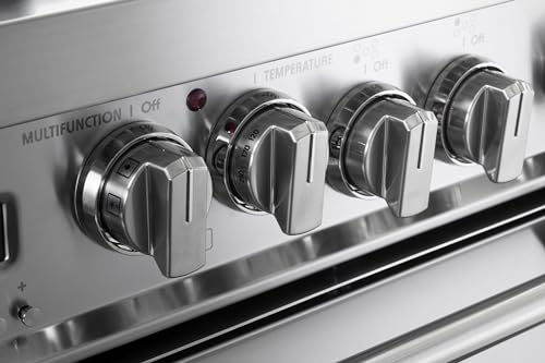 Verona VPFSGE365DSS 36 Inch Prestige Series Freestanding Dual Fuel Range With Double Oven 5 Sealed Burners Oven Racks And Cast-Iron Grates In Stainless Steel thumb #5