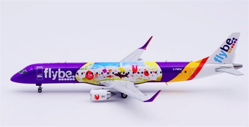 ACE HOBBY for JC Wings for flybe for EMBRAER ERJ-190 G-FBEM 1:200 Aircraft Pre-Built Model