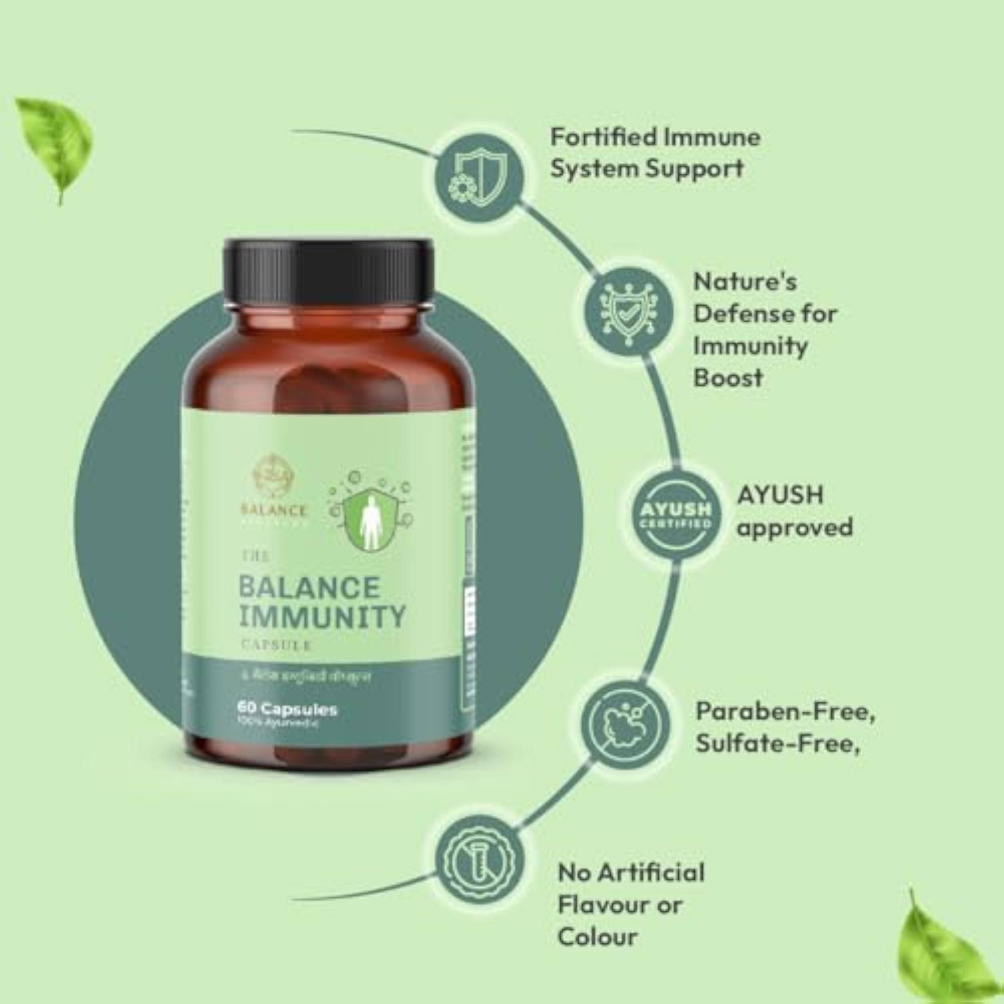 Immunity Capsules 60caps, Ayurvedic Health Support