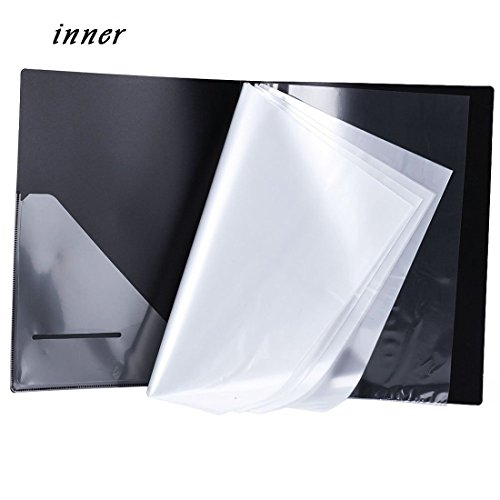 Music folder piano score folder Music folder storage Holder A4 Size Folder,40 Pockets Chorus dedicated Sheet Music Folder - Thumbnail 3