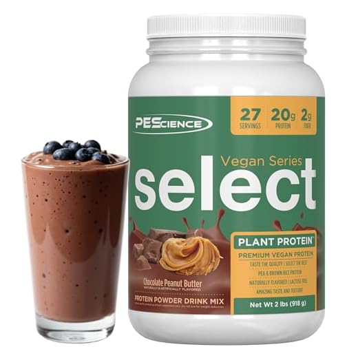 PEScience Select Vegan Protein Powder, Chocolate Peanut Butter, 27 Servings