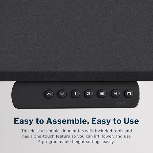 Electric Standing Desk with Drawers