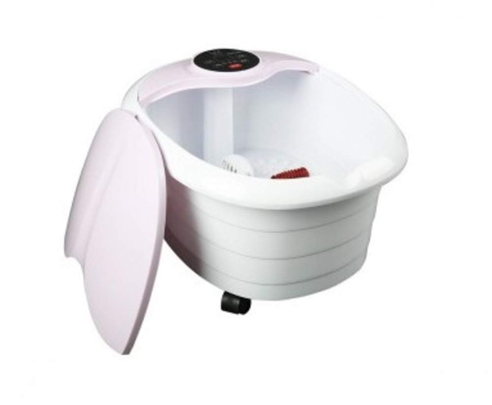 UYDJAKX Masajeador de SPA para pies, baño de pies con Masaje auático, bañera para pies con Calor, pedicura, 6 Rodillos de Masaje, Cubo para Lavabo, salón en casa Star of Light