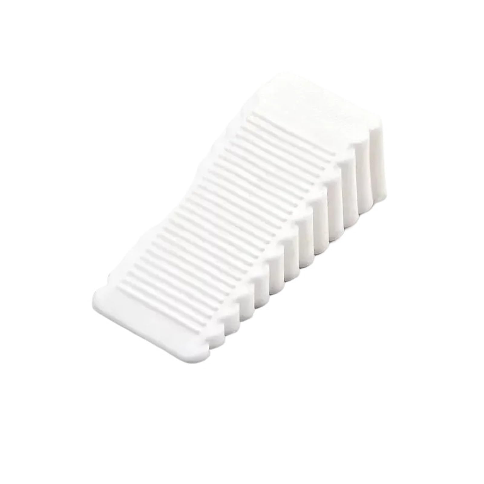 Dsfihjo White 1/2/3Pcs Safety Silicone Door Stop Stoppers Block Wedge Doorstops Home Office Door Rear Retainer Anti-Collision Stop(,3Pcs)