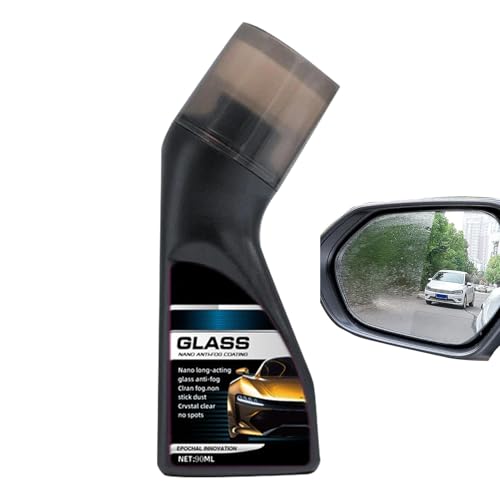 Antivaho para parabrisas de coche, spray antivaho para una visibilidad clara, solución antivaho para parabrisas y espejos, evita la acumulación de niebla, ideal para conducir en invierno, seguro y
