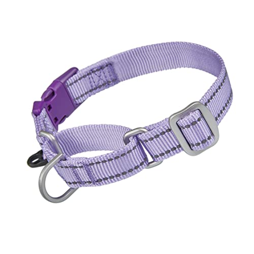 The Lilac Dog Collar 11 Petiry Martingale Collar Reflective Nylon Choke Collar with Safety Quick ...