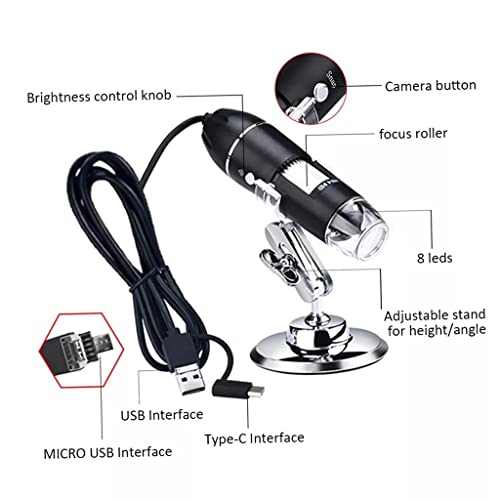 Microscope numérique haute clarté doté d'un éclairage d'agrandissement led - 7