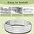 48 Inch Galvanized Fire Pit Ring, Metal Round Fire Pit Ring for Outdoor Campfires, Steel Firepit Ring for Outside Wood Burning, Outdoor Fire Pit Ring Round Galvanized Raised Garden Bed for Planting