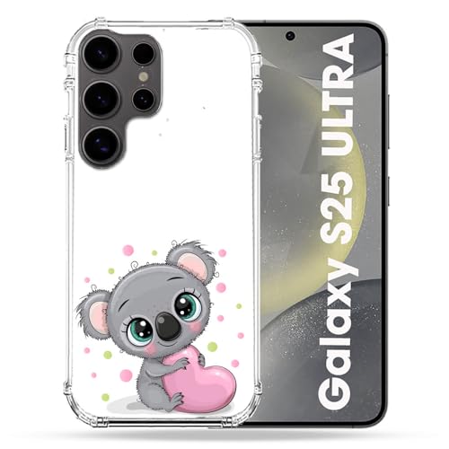 Coque Samsung S25 Ultra renforcée anti-choc motif Koala Cokitec