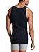 Fruit of The Loom Men's Lightweight Active Cotton Blend Undershirts, Tank - 8 Pack - Black/Grey, Large