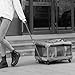 OCKULT Cat Carier with Wheels, Rolling Pet Travel Carrier, Rolling Pet Carrier with Telescopic Handle and Shoulder Strap (Color : Black)