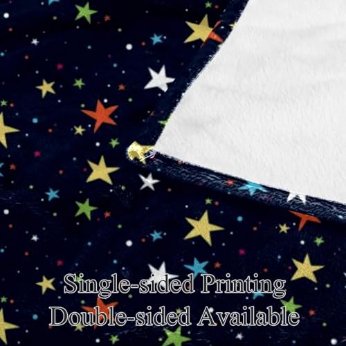 Couverture polaire étoiles pour réchauffer vos soirées cocooning sur le canapé - 4