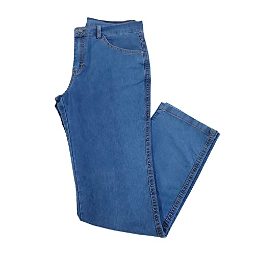 Kit 2 Calças Jeans Masculina Tradicional (44, Azul Claro c/Azul Claro)
