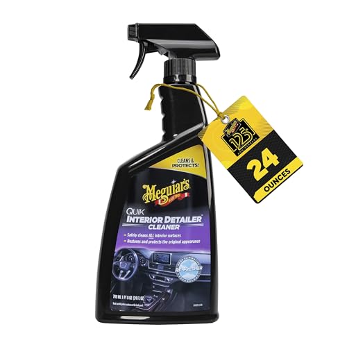 Meguiar's Quik Interior Detailer Cleaner - 24 Oz Spray Bottle