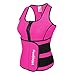 Waist Trainer Women's Plus Size Neoprene Sauna Suit Body Shaper, Pink, 2XL