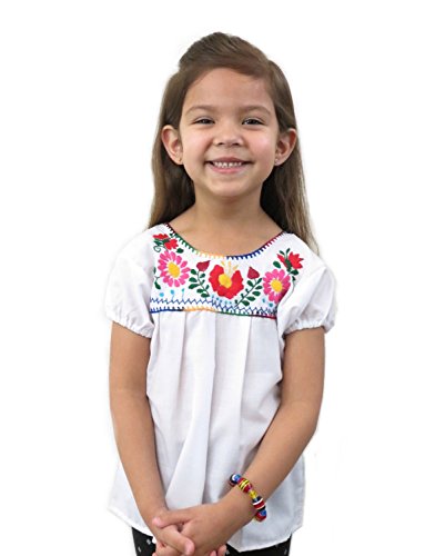 Girls Puebla Mexican Blouse