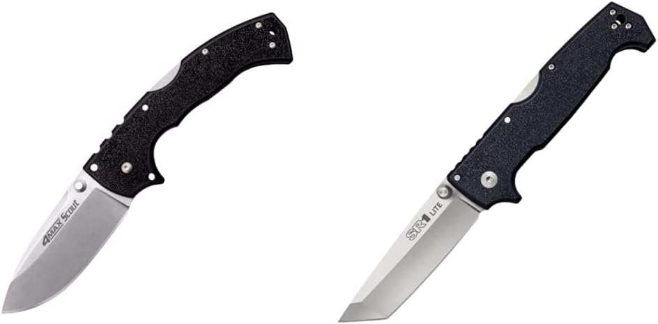 Cold Steel 4-Max Scout Folding Knife with Tri-Ad Lock and G-10 Handle, One Size