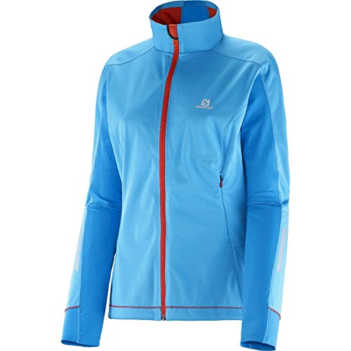  SALOMON - Giacca Equipe Softshell, Taglia M, Colore: Blu