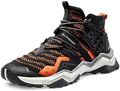 RAX Men's Lightweight Hiking Shoes Camping Backpacking Shoes Outdoor Sneakers Black