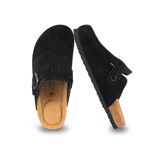 Image of EMMA NEW YORK Womens Clogs Mules Slip-On for Women with Arch Support Cork Footbed Potato Shoes