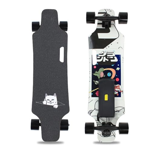 Monopatín Eléctrico, Longboard Cruiser Completo De 110 Wh Con Mando A Distancia, 4 Modos De Velocidad, Autonomía Máxima De 15 Km, Velocidad Máxima De 29 Km H, Para Adultos B Monopatín Eléctrico, Longboard Cruiser Completo De 110 Wh Con Mando A Distancia, 4 Modos De Velocidad, Autonomía Máxima De 15 Km, Velocidad Máxima De 29 Km H, Para Adultos B