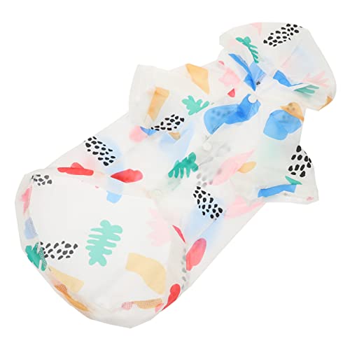 iplusmile ペット用日焼け止め服 犬用冷却マット 小型犬の衣装 コットンドッグクリスマスジャケット 大型犬用レインコート 犬パーカー ペット用品 フード付きドッグシャツ ポリエステル