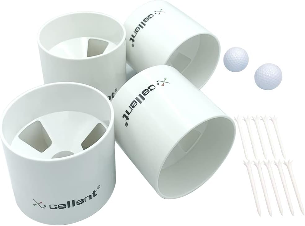 4pcs Golf Green Cups Plastic Golf Hole Cups for Putting Green,2pcs