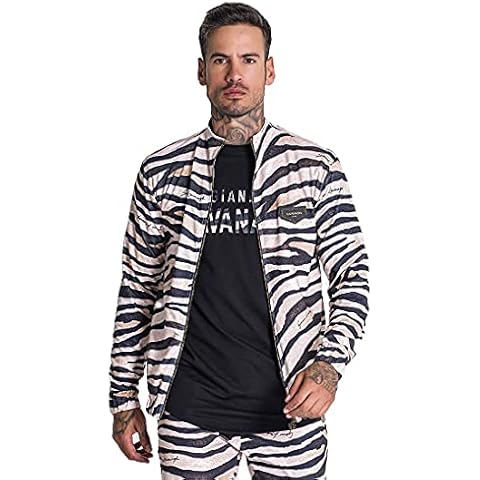 Gianni Kavanagh Men's Multicolor Tiger Jacket, M Cover