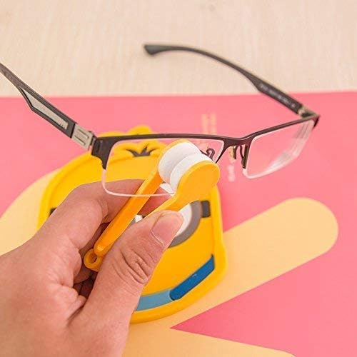 Kelexx Eye Glass Cleaner, Premium Microfiber Portable Eyeglass Spectacles Sunglass Lens Brush Clip Specs Cleaning Tool With Key Hole Cloth Handle Reading Glasses with Keyring - Image 9 thumbnail