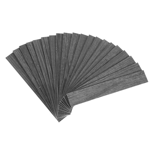 iplusmile 20 Piezas Adhesivo Tablero Madera Gris Nogal para Decoración DIY Dioramas