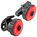 klxgMM Bike Rear Light LED USB Rechargeable Flash Taillights with 7 Modes Brake Sensing Saddle Mount Safety Warning Lamp
