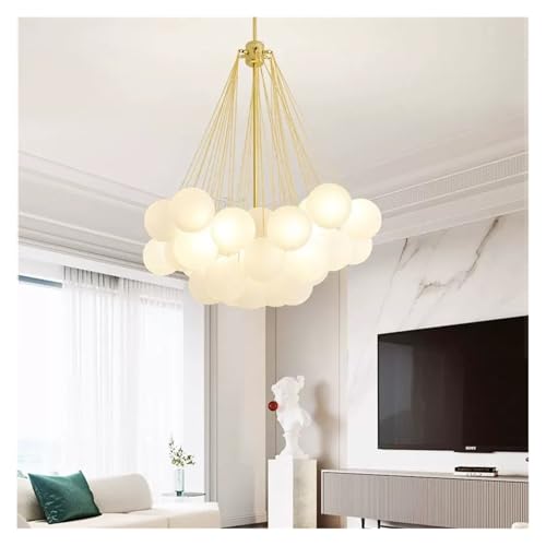 Lustre salon design créatif magique pour sublimer l'ambiance d'une chambre crème