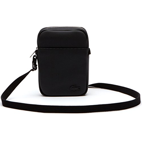 Lacoste Mens Classic Crossbody Bag, Black: Buy Online at