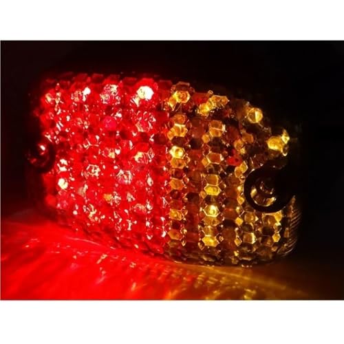 Luz trasera intermitentes freno integrada para Virago XV700 XV750 multifunción 7