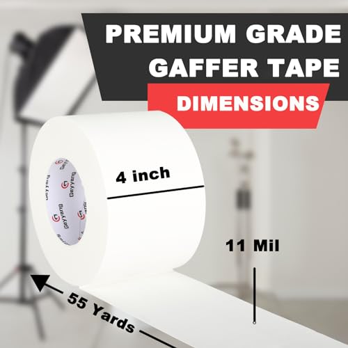 G GEYYANG Geyyang White Gaffers Tape 4