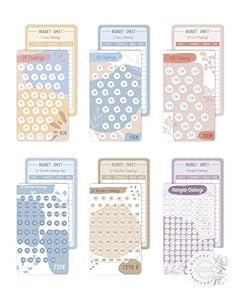 Beginner-Budget Sparchallenge Budgetplaner Set (6er Set)