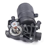 Oil Filter Housing & Thermostat Assembly for Audi A6 A7 A8 2013 2014 2015 2016 QuattroQ5 Q7 TDI 3.0L V6 059115389P 059115389K ﻿