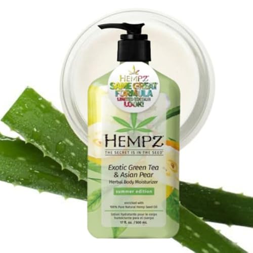 Hempz EXOTIC GREEN TEA & ASIAN PEAR Green Tea & Asian Pear Herbal Body Moisturizer 17 Fl Oz. thumb #6