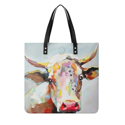 Sac à bandoulière motif vache : l'accessoire tendance de vos escapades et weekends