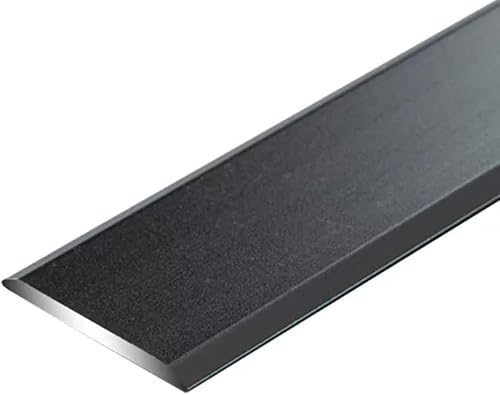 Miniatura 2 de TOCTUS Tira divisora plana para transiciones de pisos, perfil de transición de borde de piso, tira de umbral de unión de piso para puerta (color